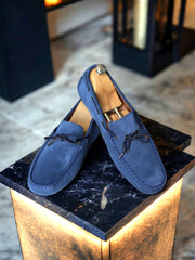 Jeansy zamszowe buty do jazdy samochodem